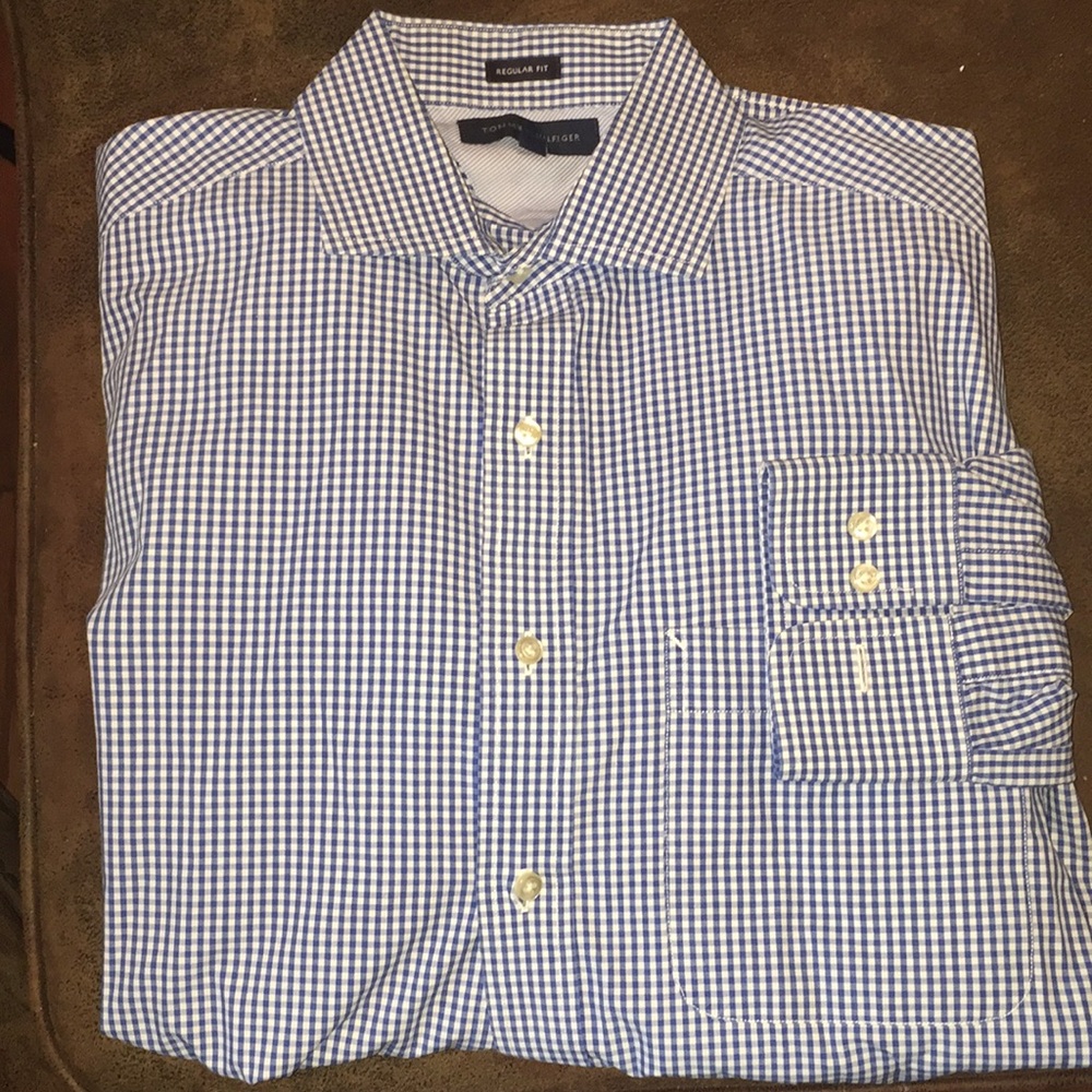 NWOT tommy long sleeve regular fit 15 1/2 32-33
